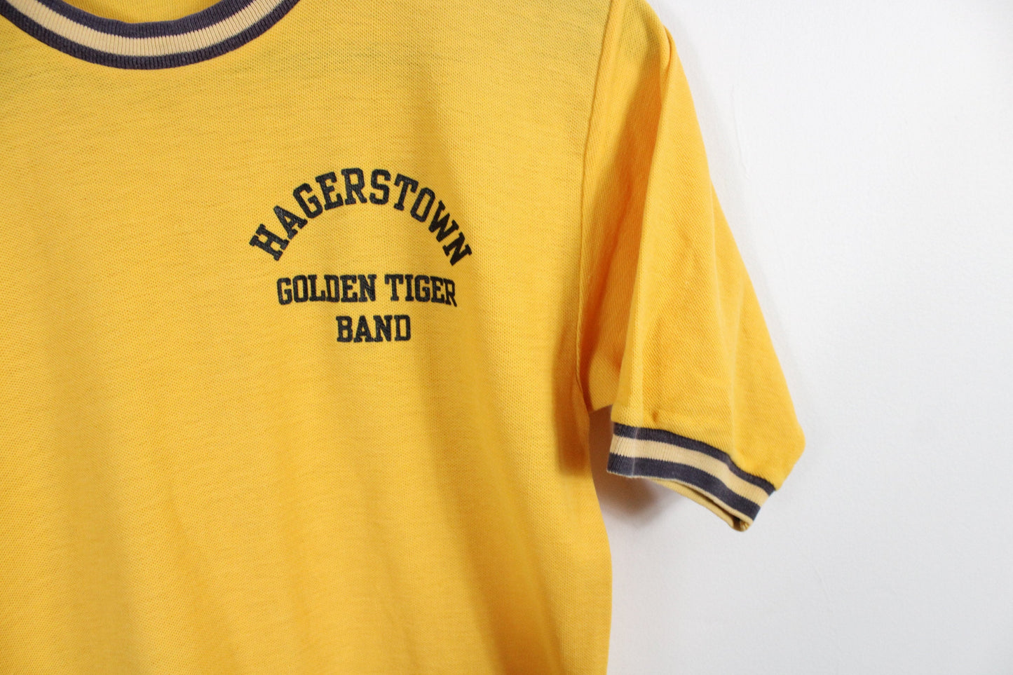 Polo Rugby Shirt / 70s Vintage Stripe Top / Hip Hop Clothing / Streetwear