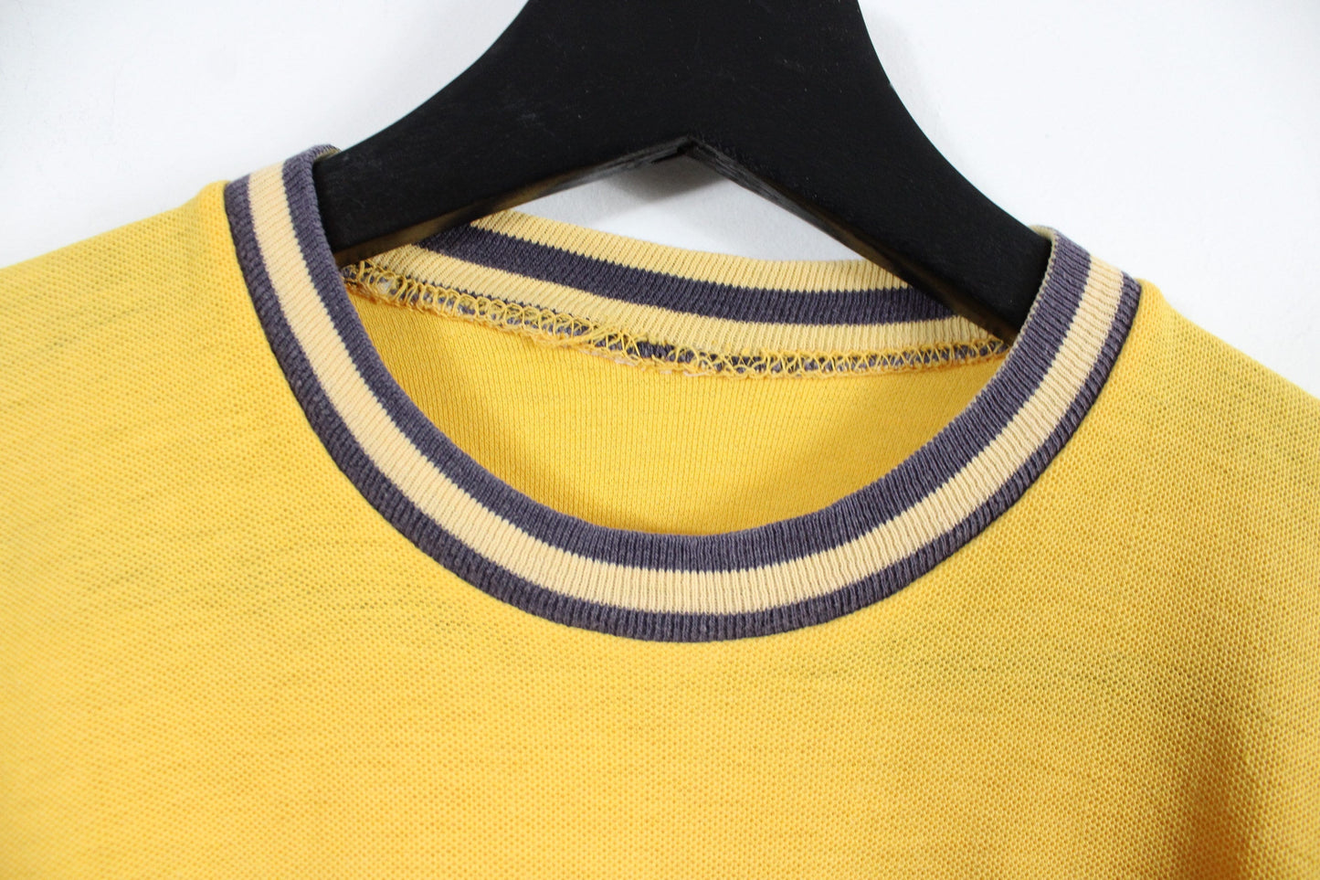 Polo Rugby Shirt / 70s Vintage Stripe Top / Hip Hop Clothing / Streetwear