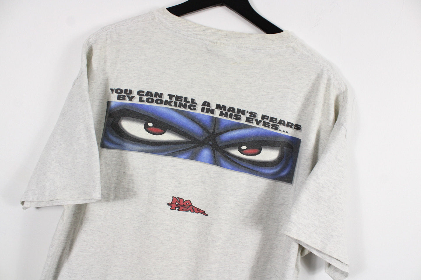 No-Fear T-Shirt / Vintage American Sports Graphic Promo Tee 90s / 1990s / Y2K / 2000s