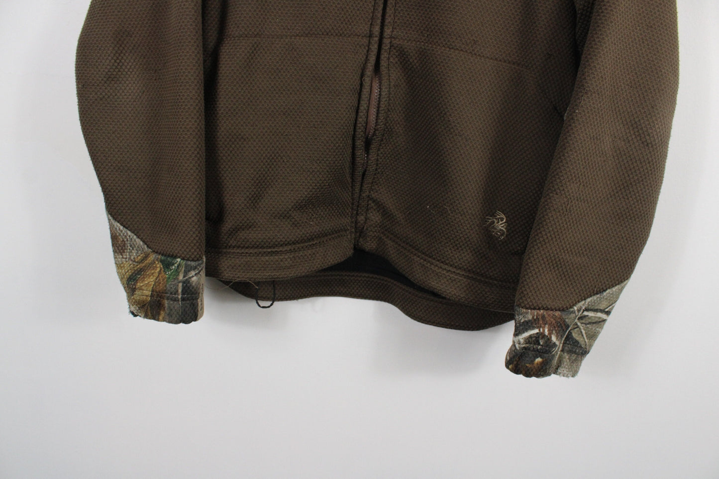 Forest Camo Jacket / Vintage 90s Camouflage Hunting Coat / Hunter