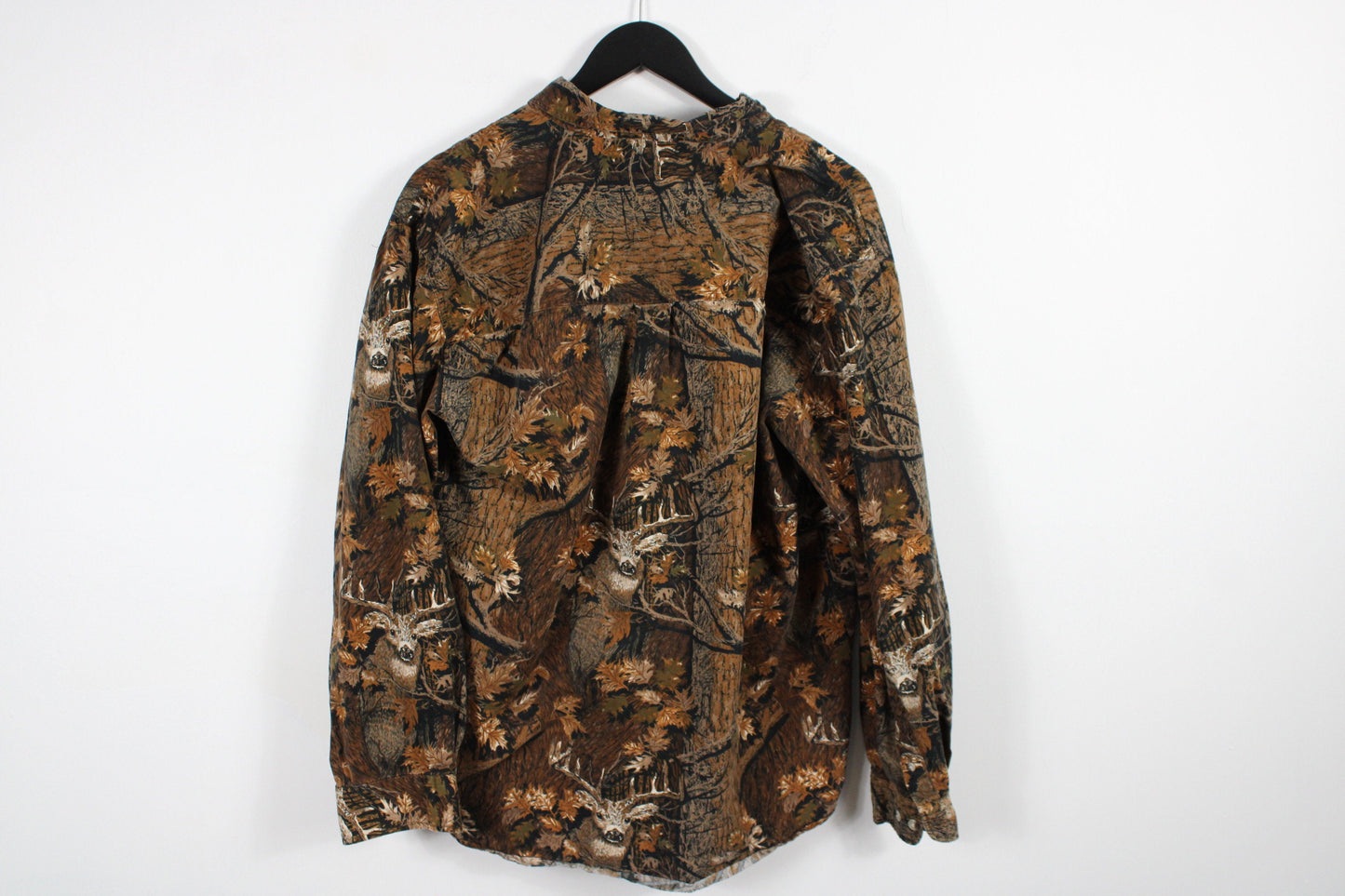 Forest Camo Jacket / Vintage 90s Real Tree Camouflage Hunting Coat / Hunter