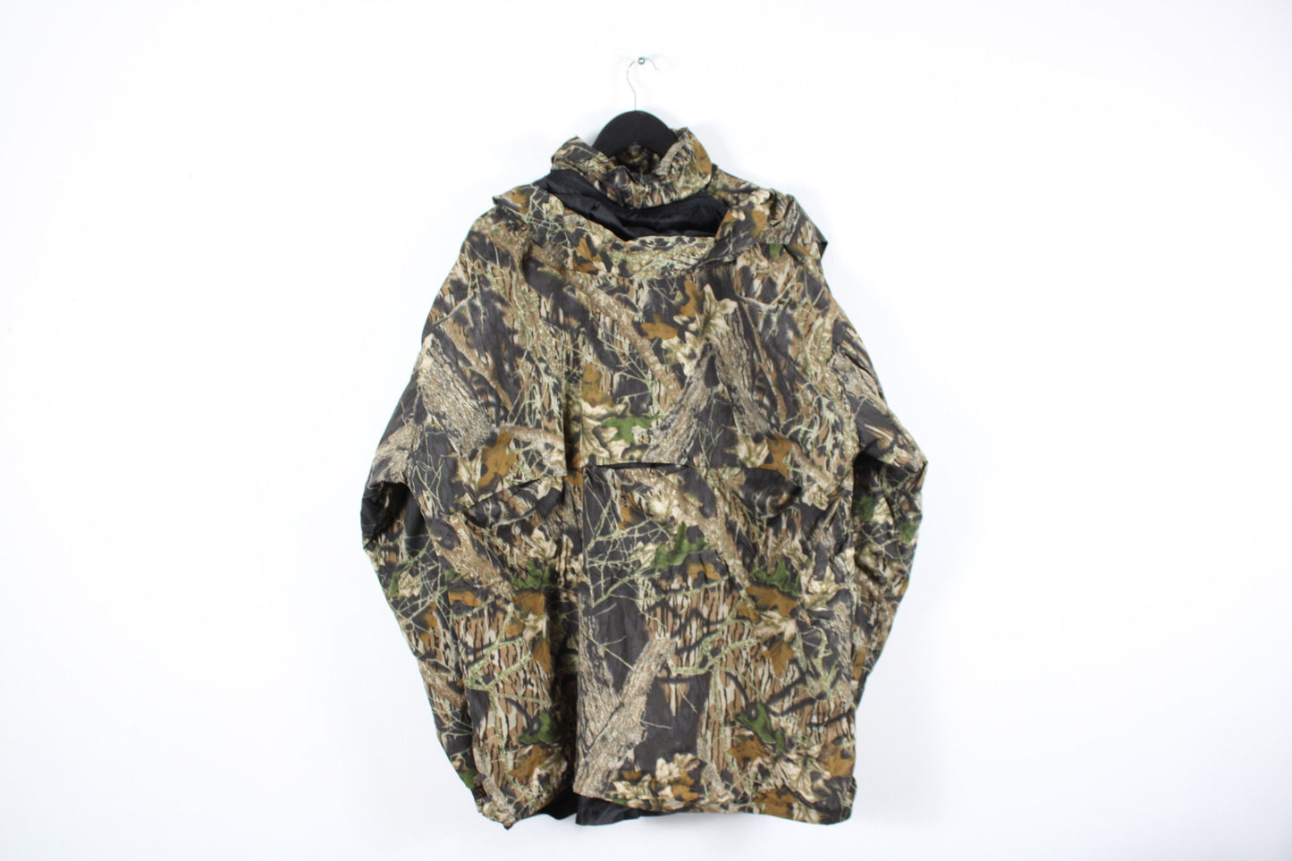 Forest Camo Jacket / Vintage 90s Real Tree Camouflage Hunting Coat / Hunter