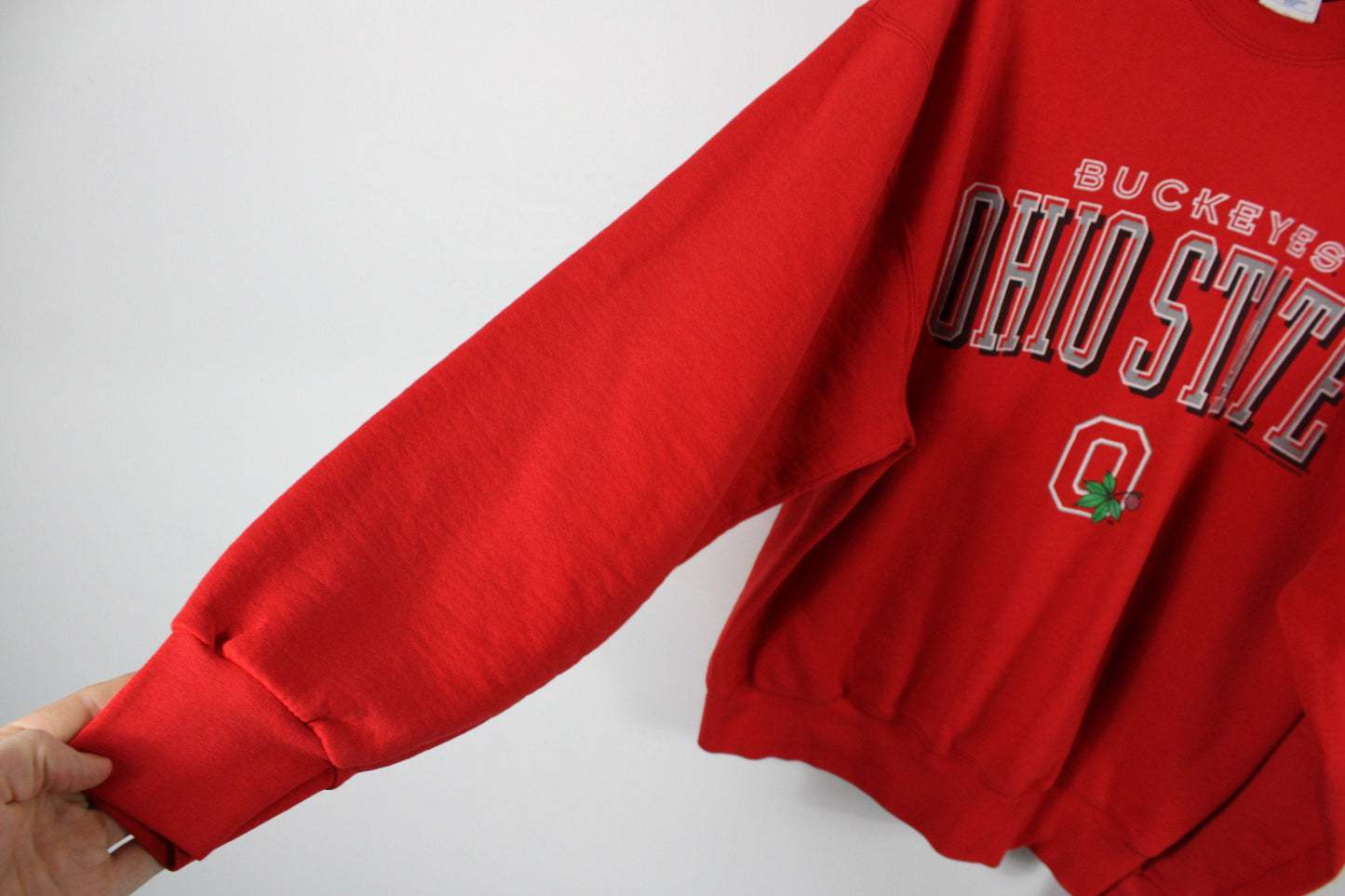 Vintage NCAA Sweater / Ohio State University Hoodie Sweatshirt / Vintage 90s Rosebowl Champion Sports Team Graphic