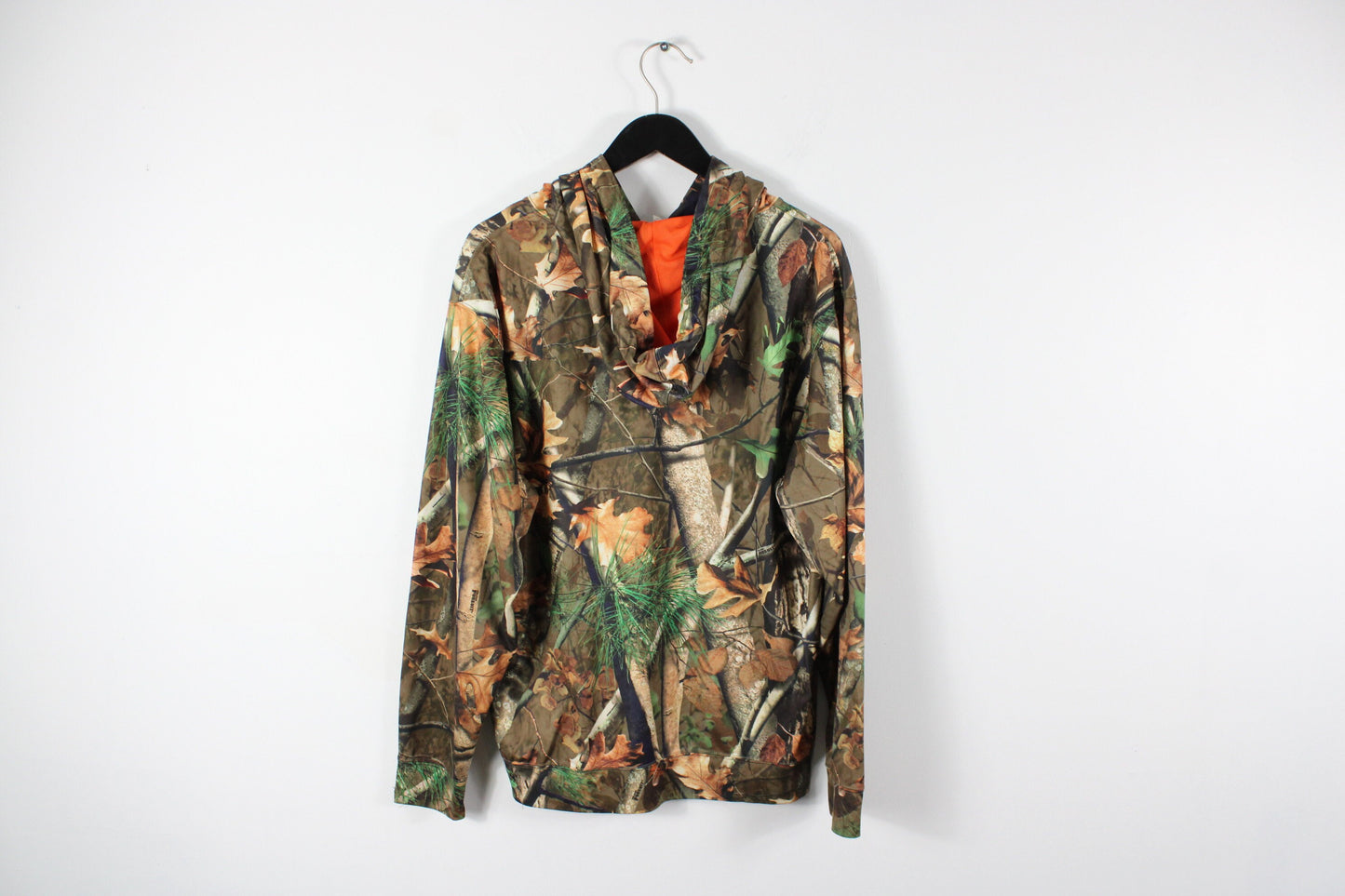 Polaris Camo Hoodie / Vintage 90s Camouflage Hunting Hoody Sweater / Hunter Hooded Sweatshirt Clothing