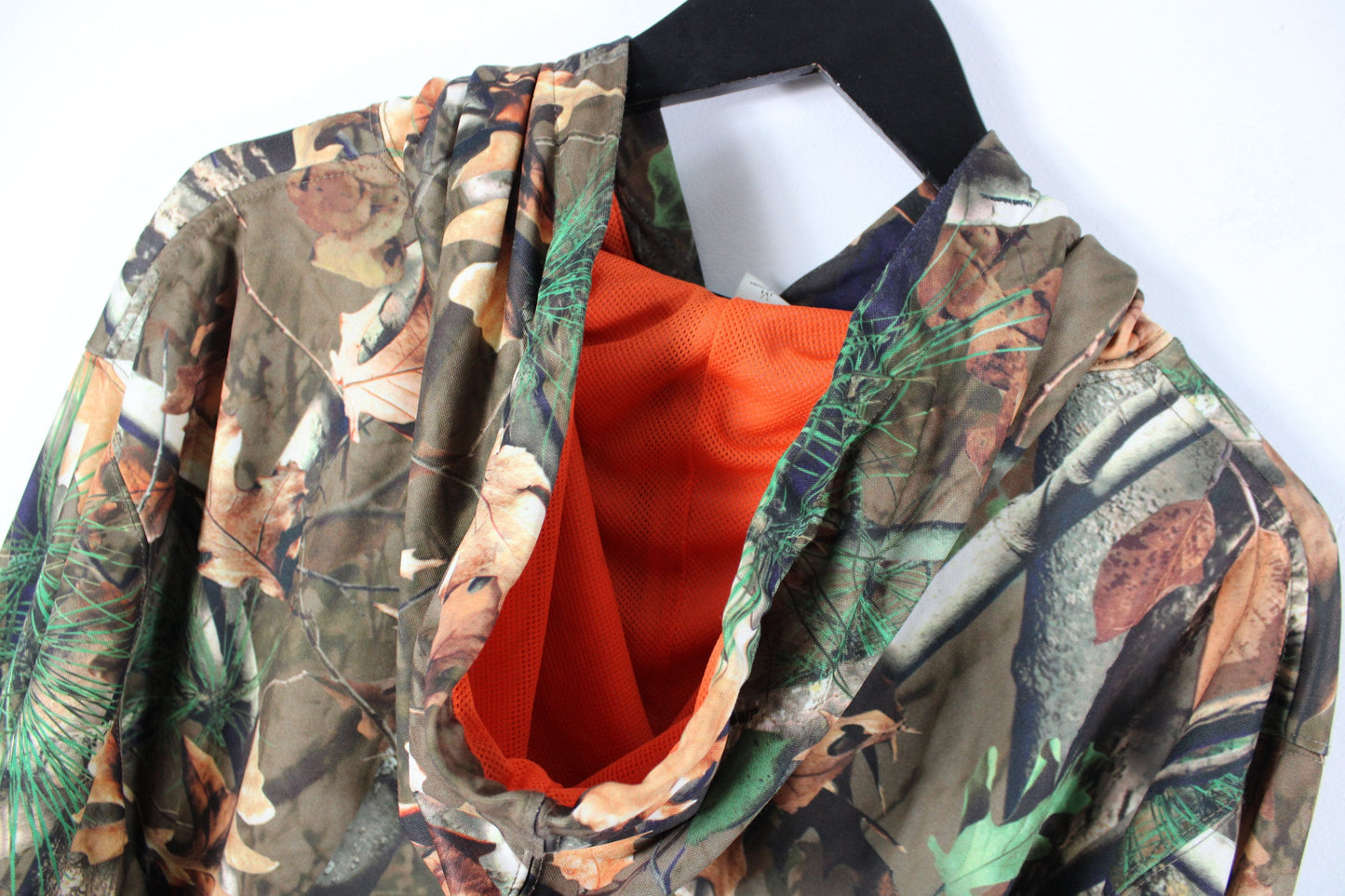 Polaris Camo Hoodie / Vintage 90s Camouflage Hunting Hoody Sweater / Hunter Hooded Sweatshirt Clothing