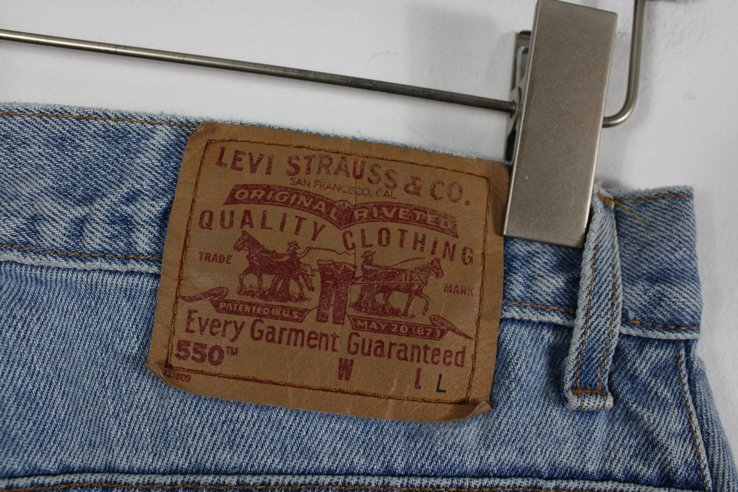 Levi's Jeans / Vintage Levis 550 Denim Trouser / 90s / 80s Clothing / Western Cowboy / Size 12