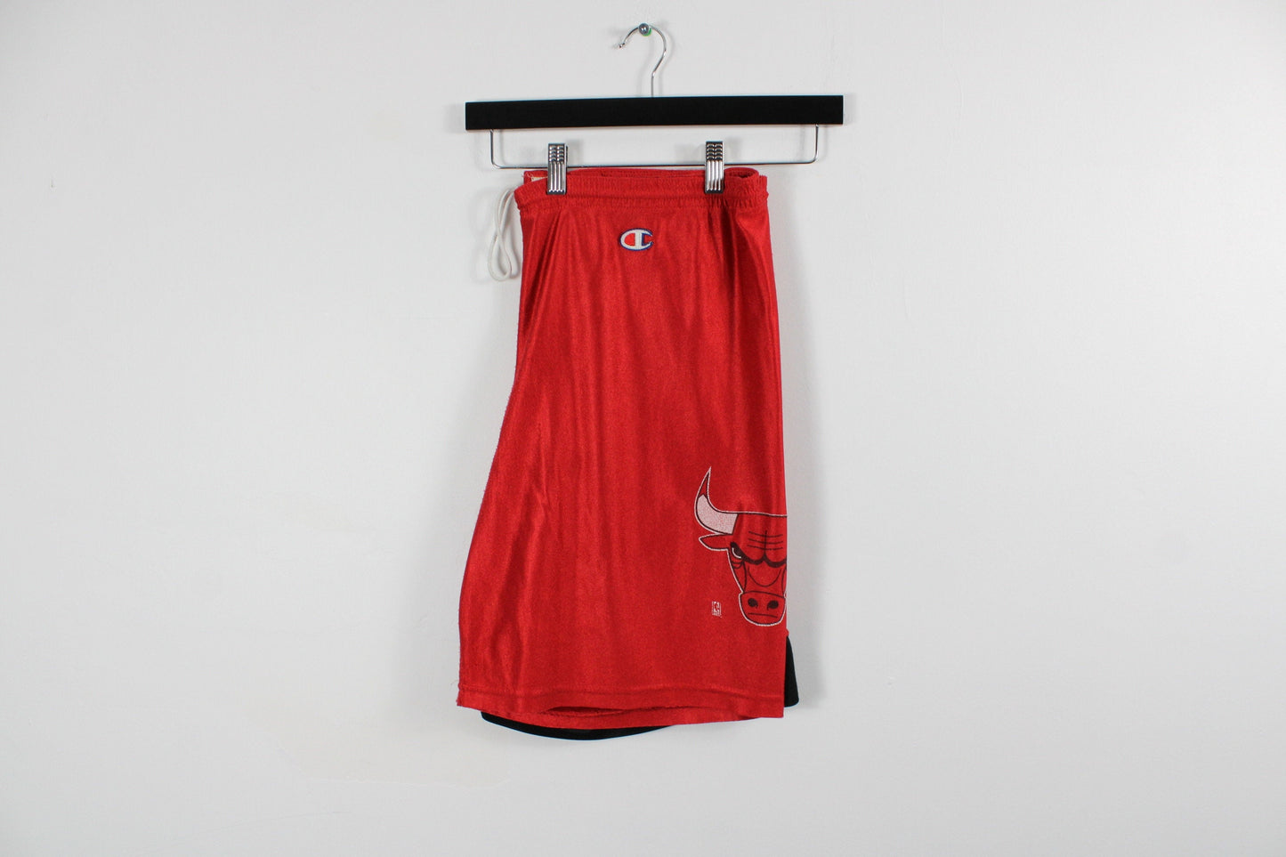 Champion Basketball Shorts / Chicago-Bulls NBA Trunks / 90s Vintage Athletic Hip Hop Clothing / Streetwear