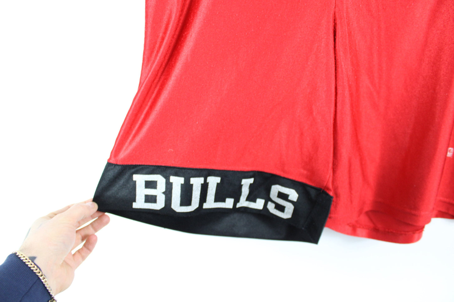 Champion Basketball Shorts / Chicago-Bulls NBA Trunks / 90s Vintage Athletic Hip Hop Clothing / Streetwear