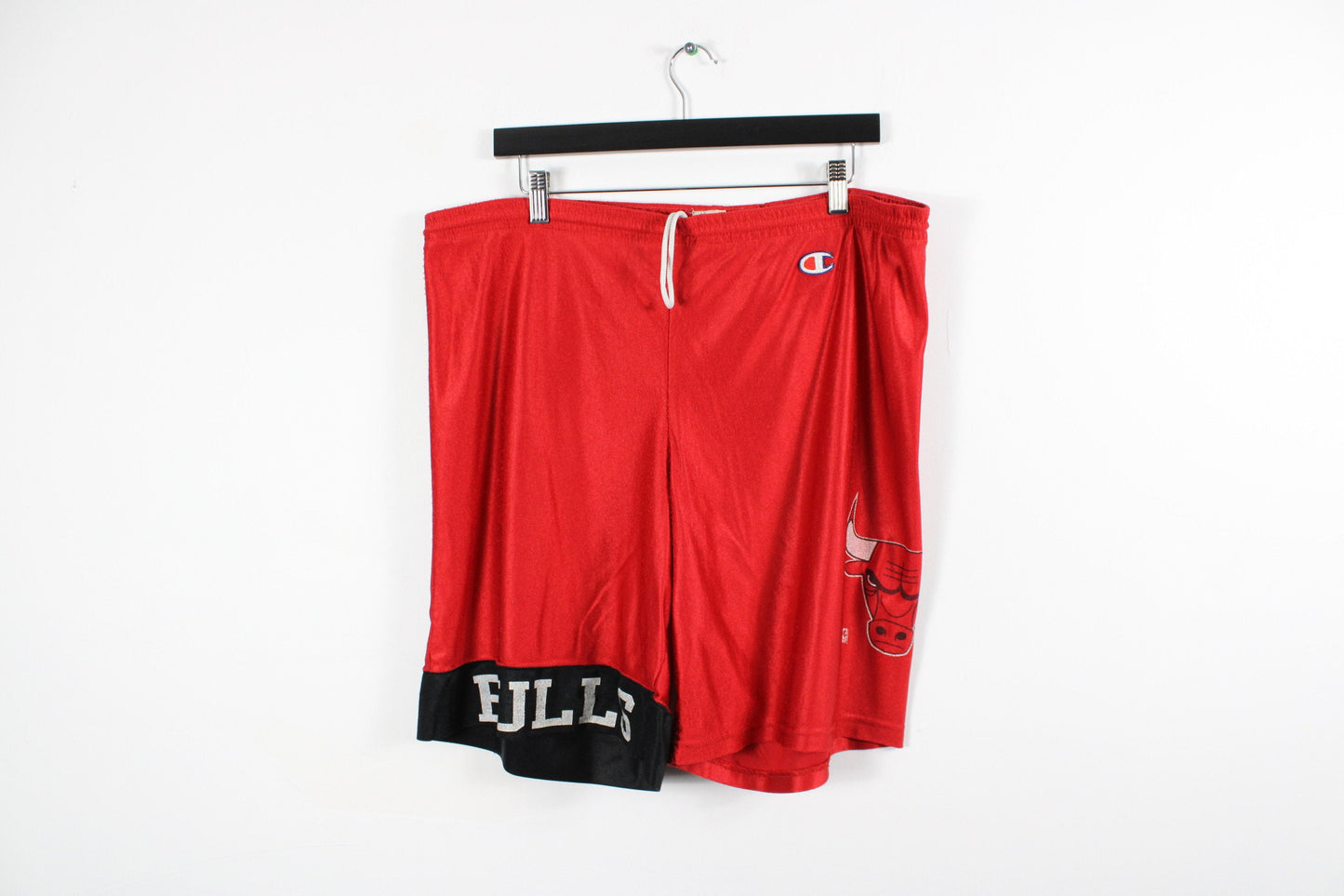 Champion Basketball Shorts / Chicago-Bulls NBA Trunks / 90s Vintage Athletic Hip Hop Clothing / Streetwear