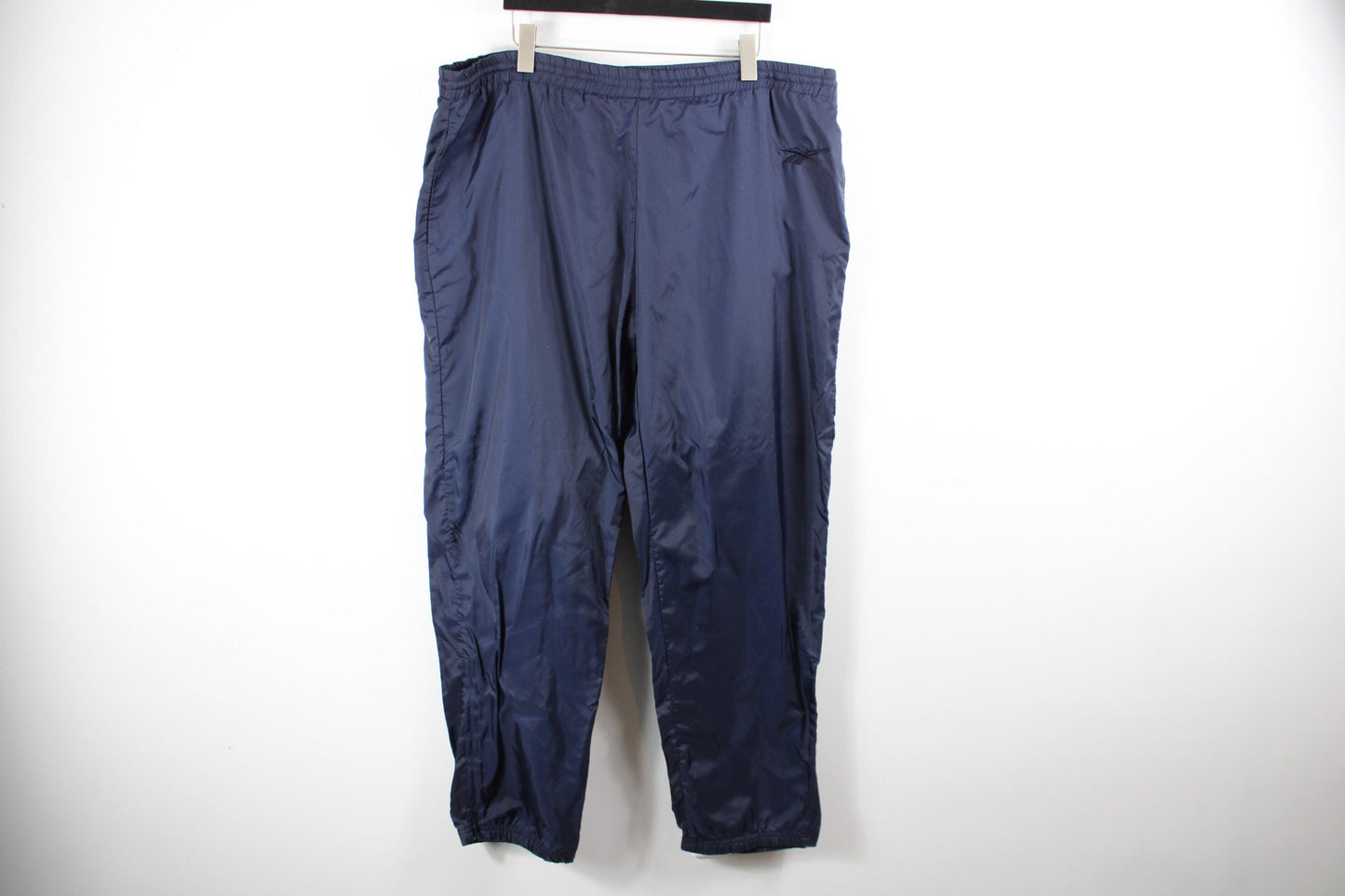 Reebok Track Pants / Windbreaker Style Joggers / 90s Streetwear / Vintage Hip Hop Clothing