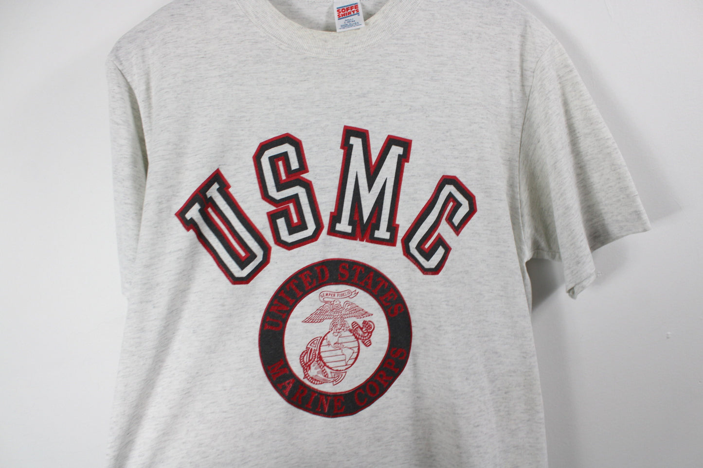 USMC T-Shirt / US Marine Corps Tee Shirt / 90s Military Surplus Clothing