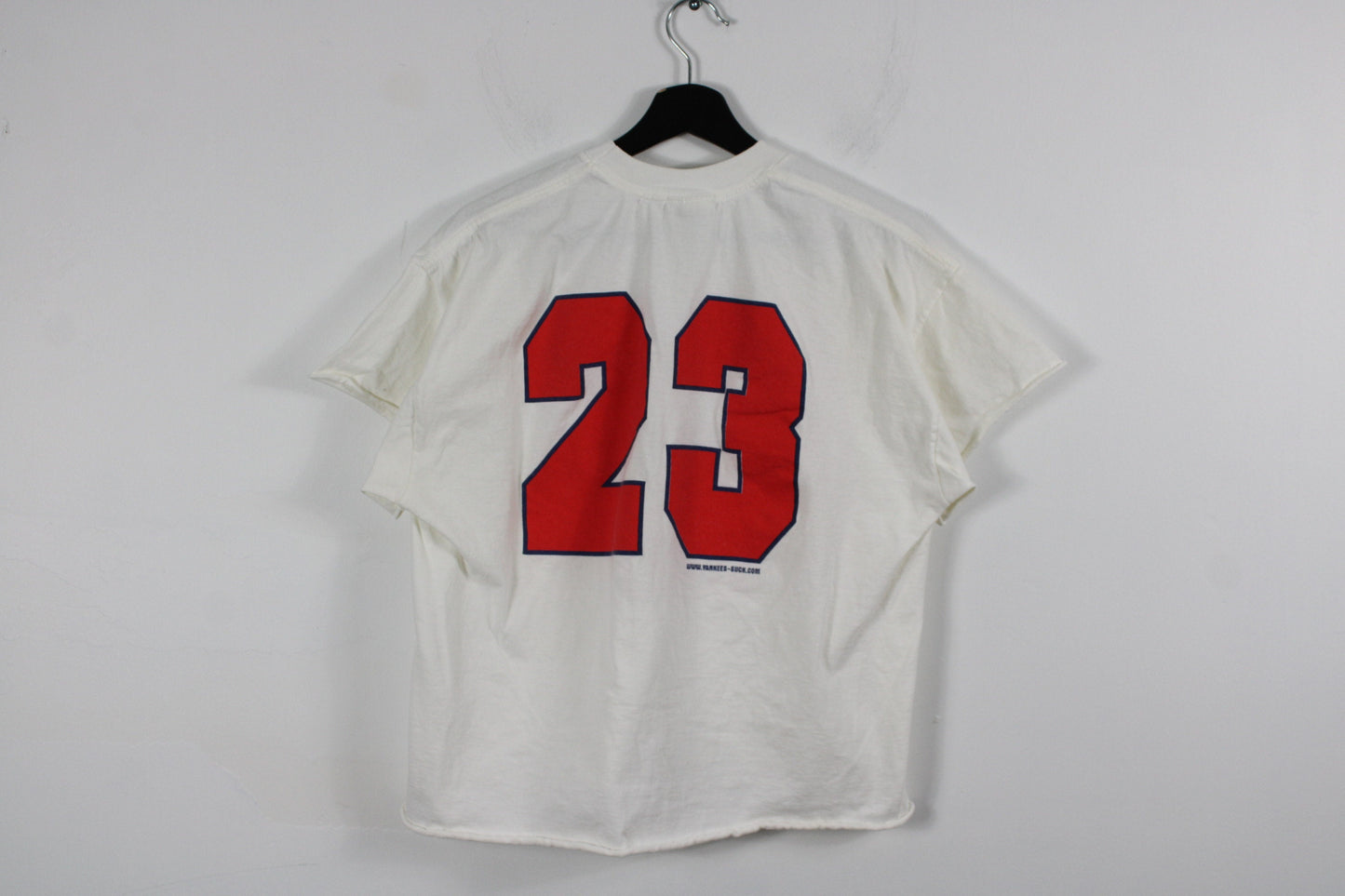 MLB-Baseball T-Shirt / Vintage New-York-Yankees Cropped Tee Shirt / 90s American Sports Team Graphic