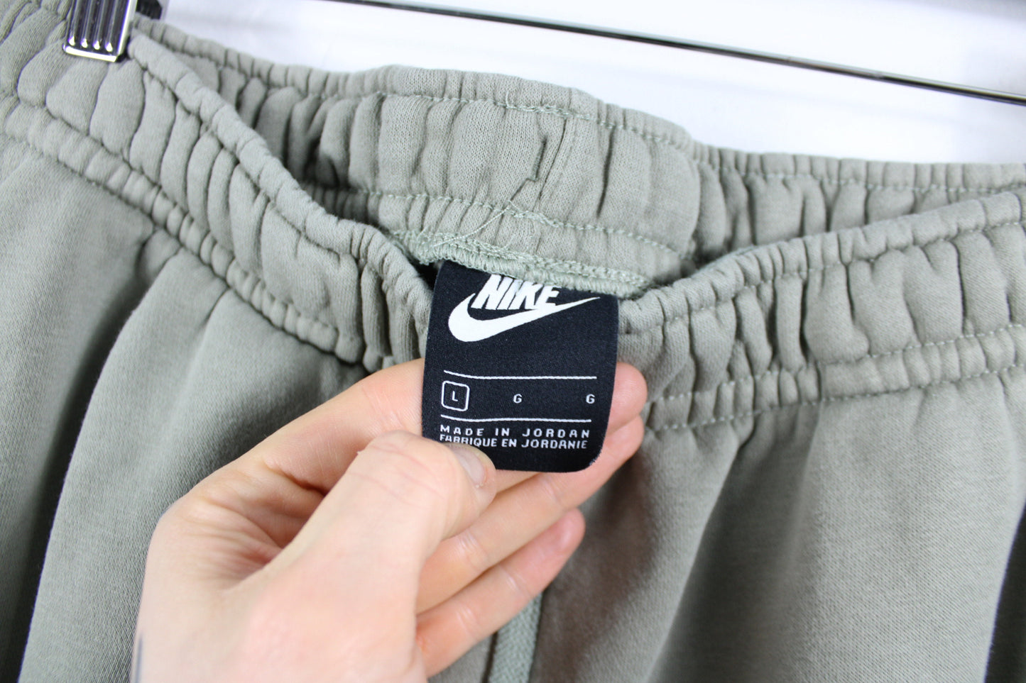 Nike Track Pants / Windbreaker Style Joggers / 90s Streetwear / Vintage Hip Hop Clothing