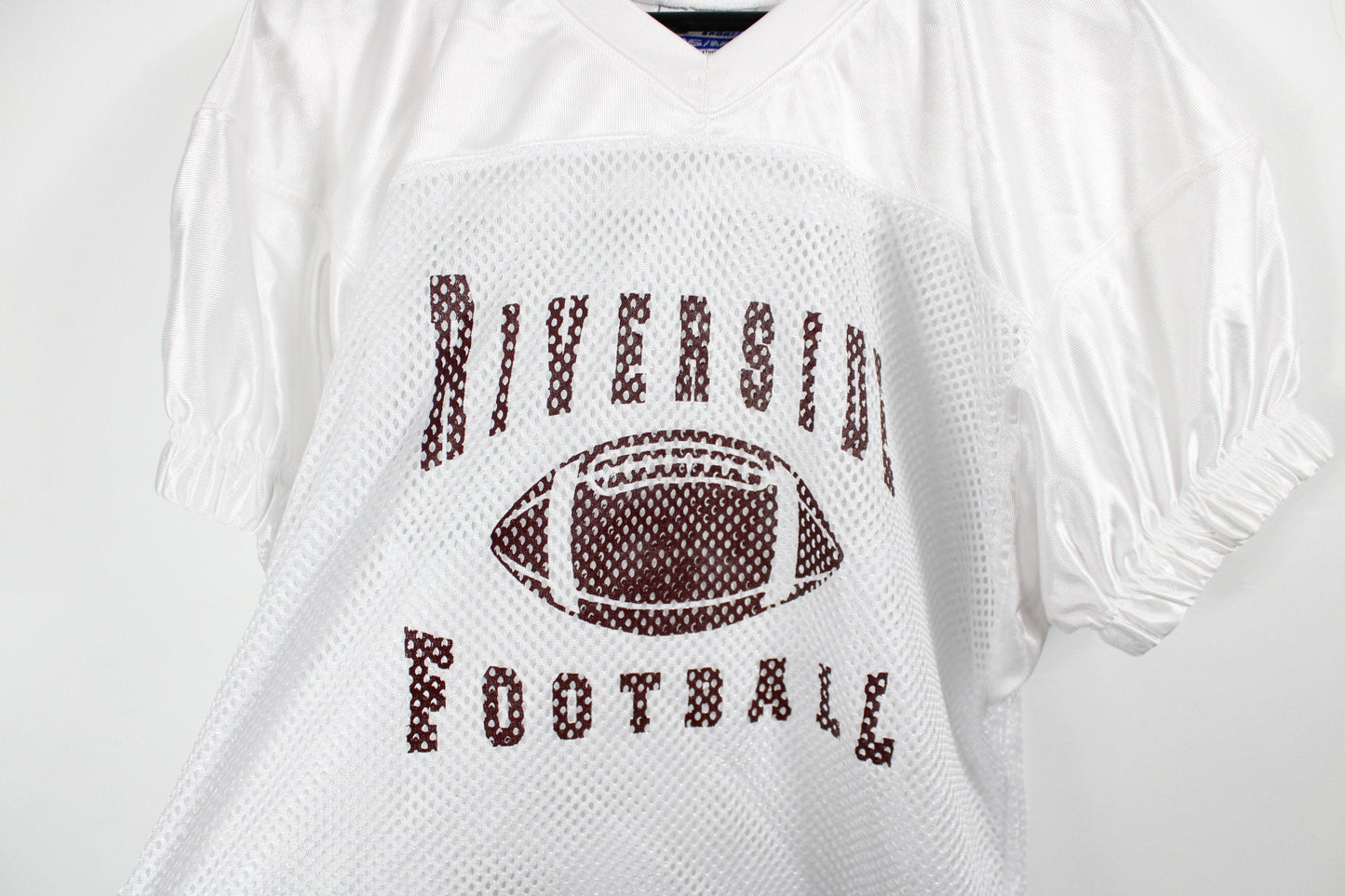 American-Football Jersey / Vintage White Cotton wash Shirt / 90s Sports Team Uniform