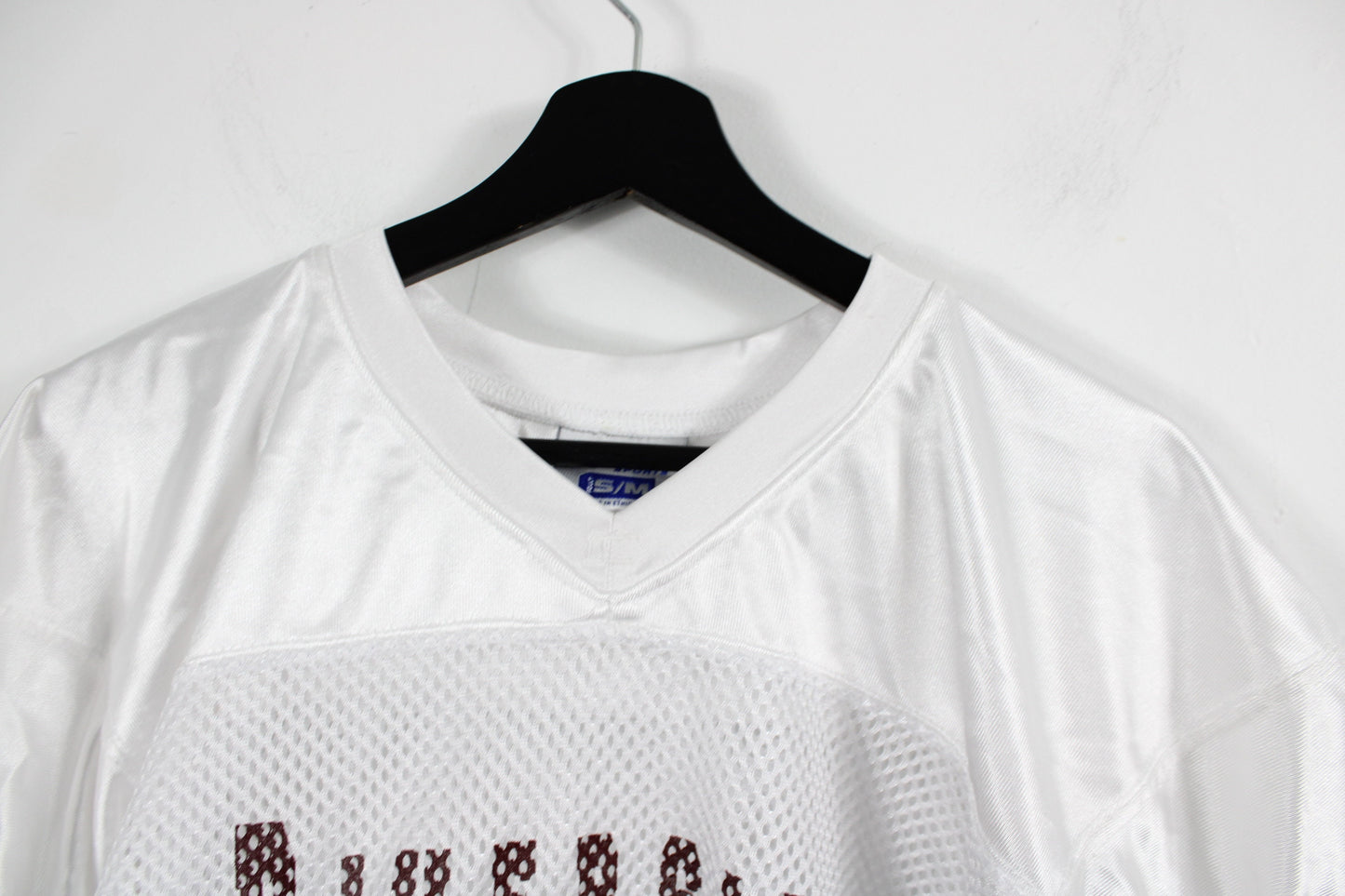 American-Football Jersey / Vintage White Cotton wash Shirt / 90s Sports Team Uniform
