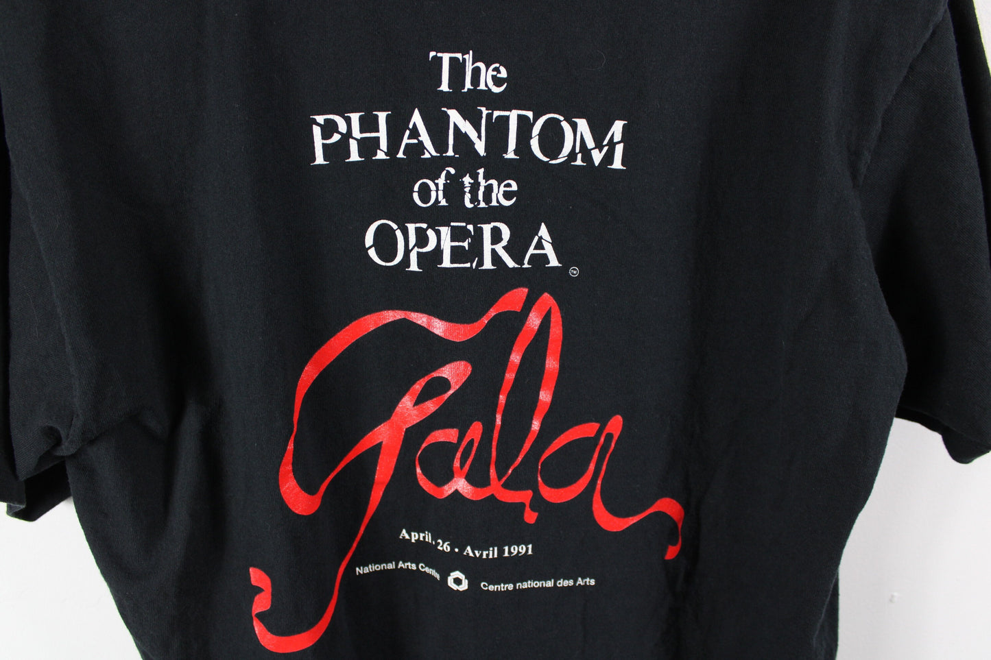 Phantom-Of-The-Opera T-Shirt / Vintage Graphic Tee Shirt / Roots Canada / 90s Clothing