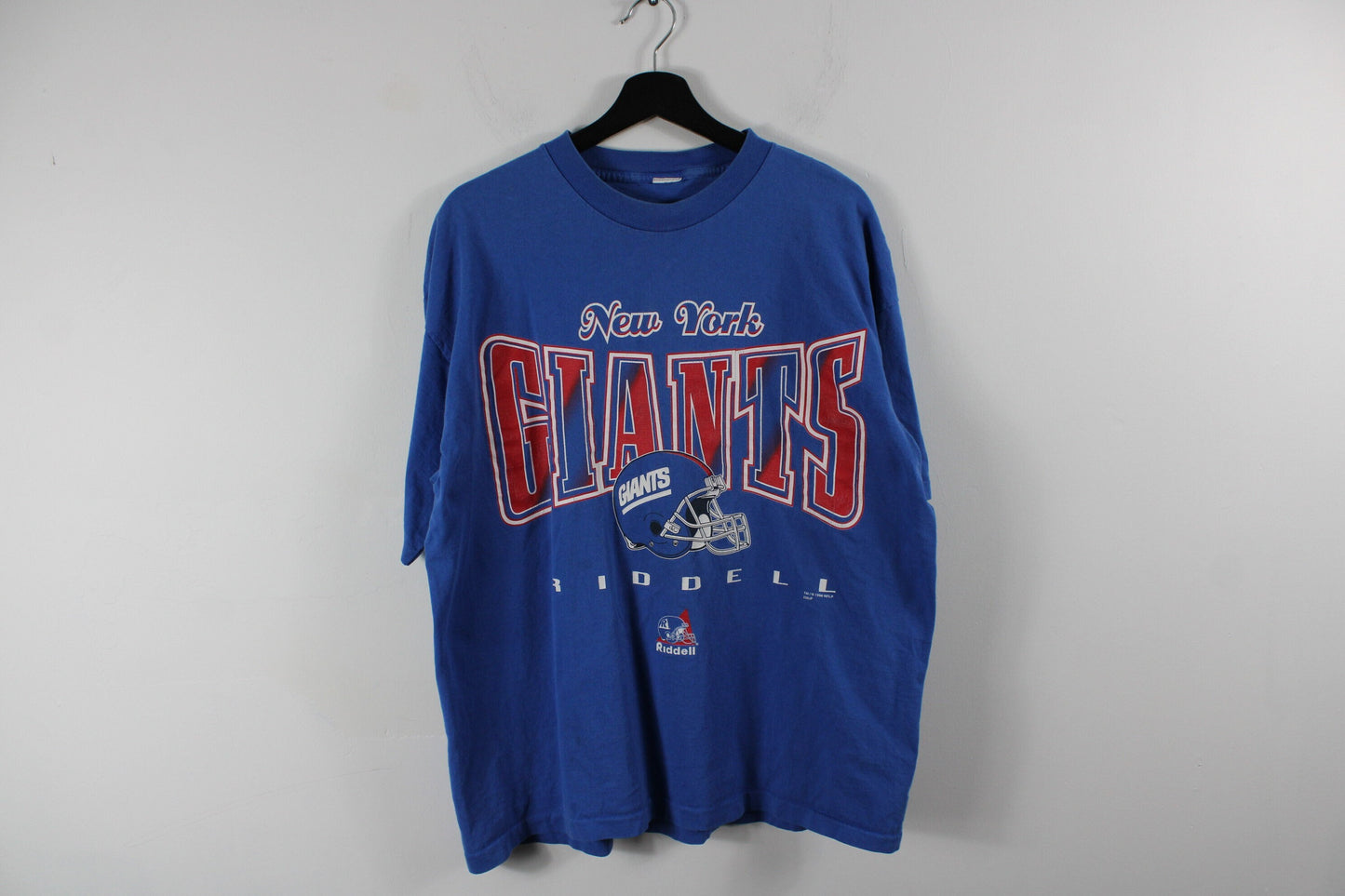New-York Giants T-Shirt / Vintage NFL Football True-Fan Tee / 90s Sports Team Uniform Top