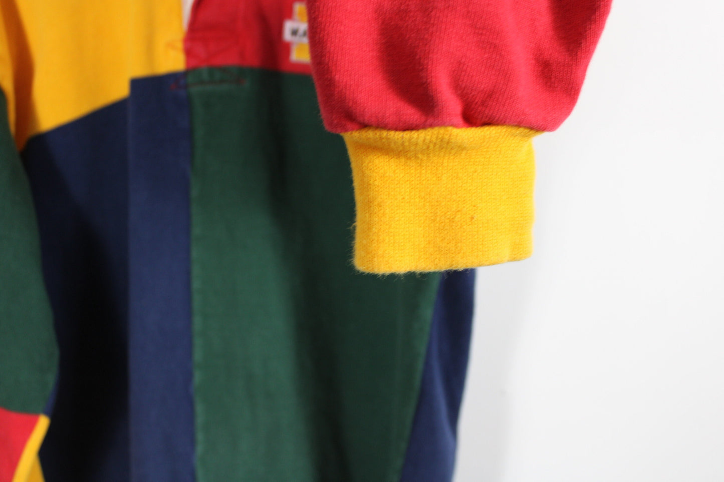 Polo Rugby Shirt / 90s Vintage Barbarian Top / Hip Hop Clothing / Streetwear