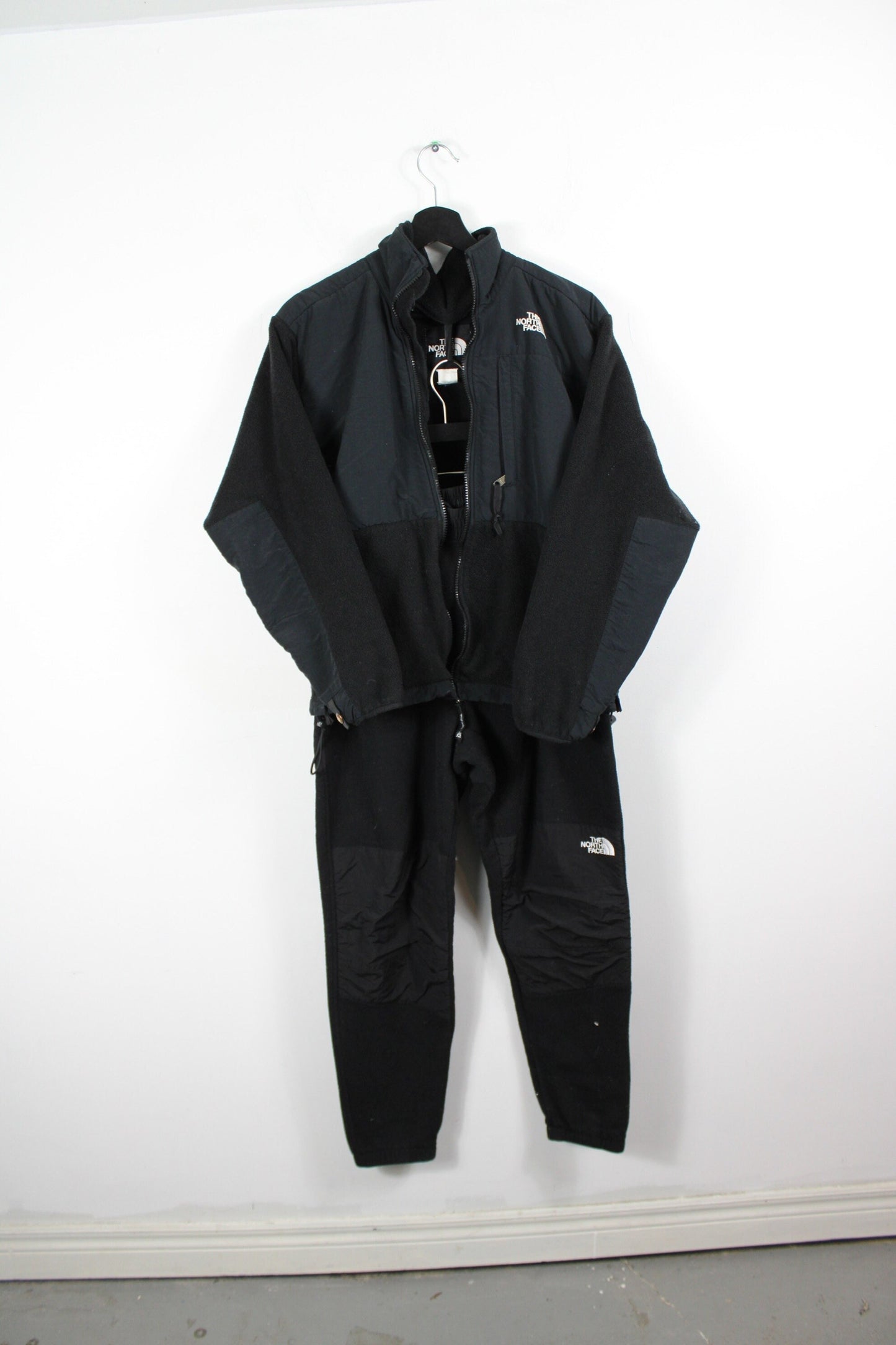 North-Face Track-Suit / Fleece Sweat-Suit / Vintage Jacket And Pants / Wind-Breaker / y2k Hip Hop Clothing / Streetwear