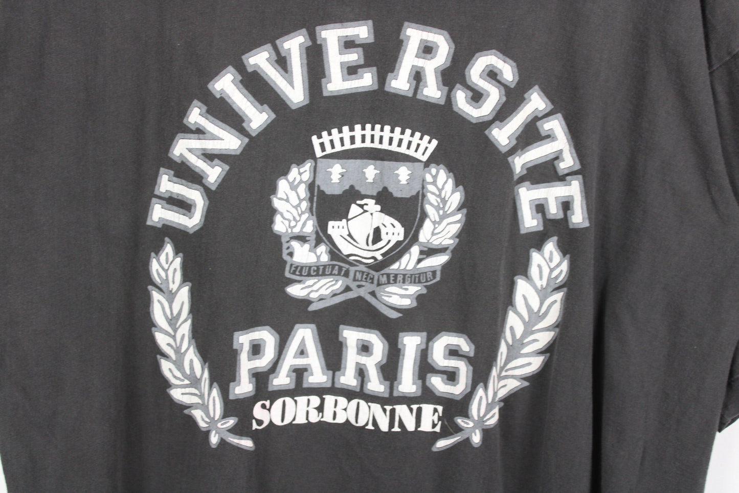 Paris-France University T-Shirt / Vintage Collegiate Campus Graphic Tee Shirt / 90s / 2000s Sports-Team Clothing