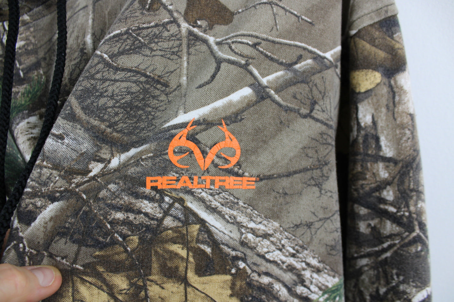 Realtree Hoodie / Vintage 90s Camouflage Hunting Hoody Sweater / Hunter Hooded Sweatshirt Clothing
