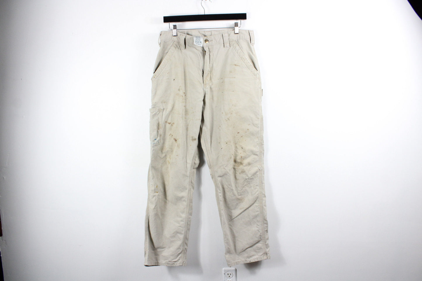 Carhartt Carpenter Pants / Double Knee Trouser / Vintage Utility Workwear