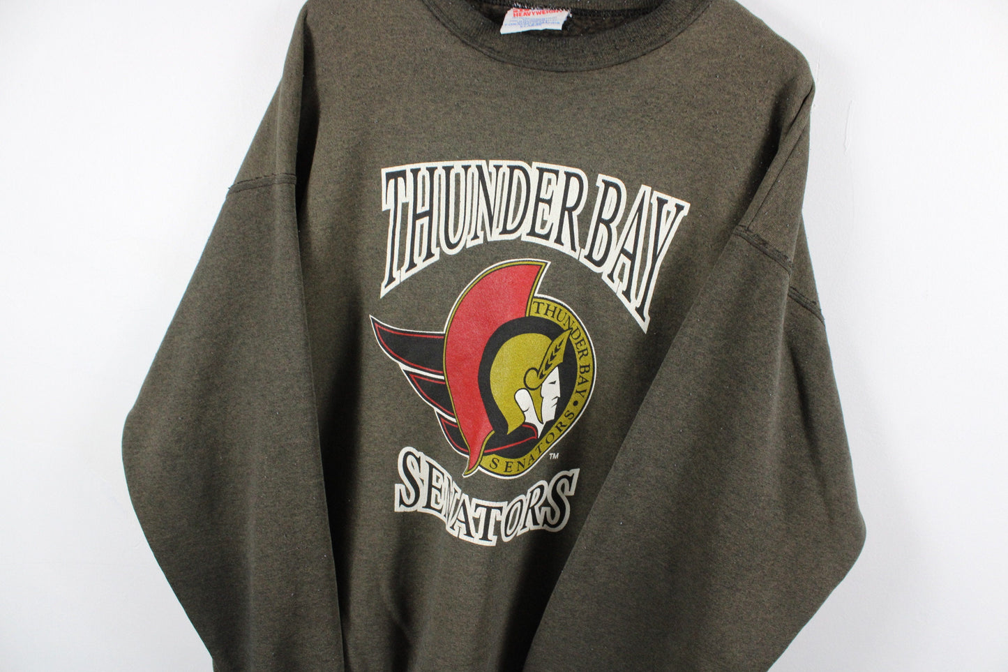 Thunder-Bay Senators Sweater / Vintage Canadian UHL Hockey Sweatshirt / 90s Hip-Hop Clothing