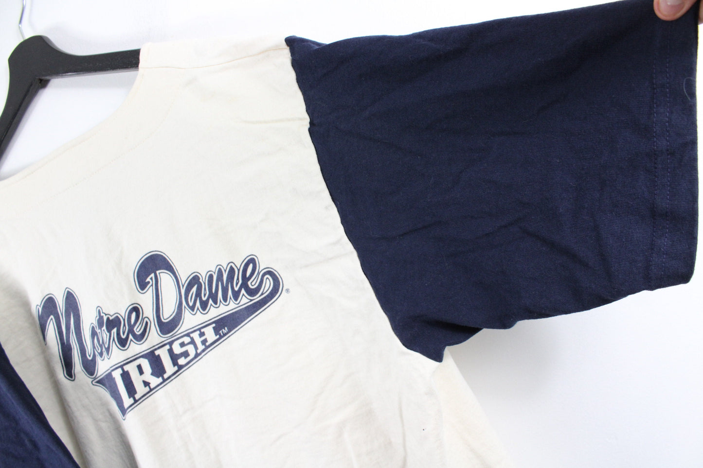 NCAA Jersey / Vintage Notre-Dame State University Fighting Irish Baseball / 90s Sports Team Uniform / Streetwear