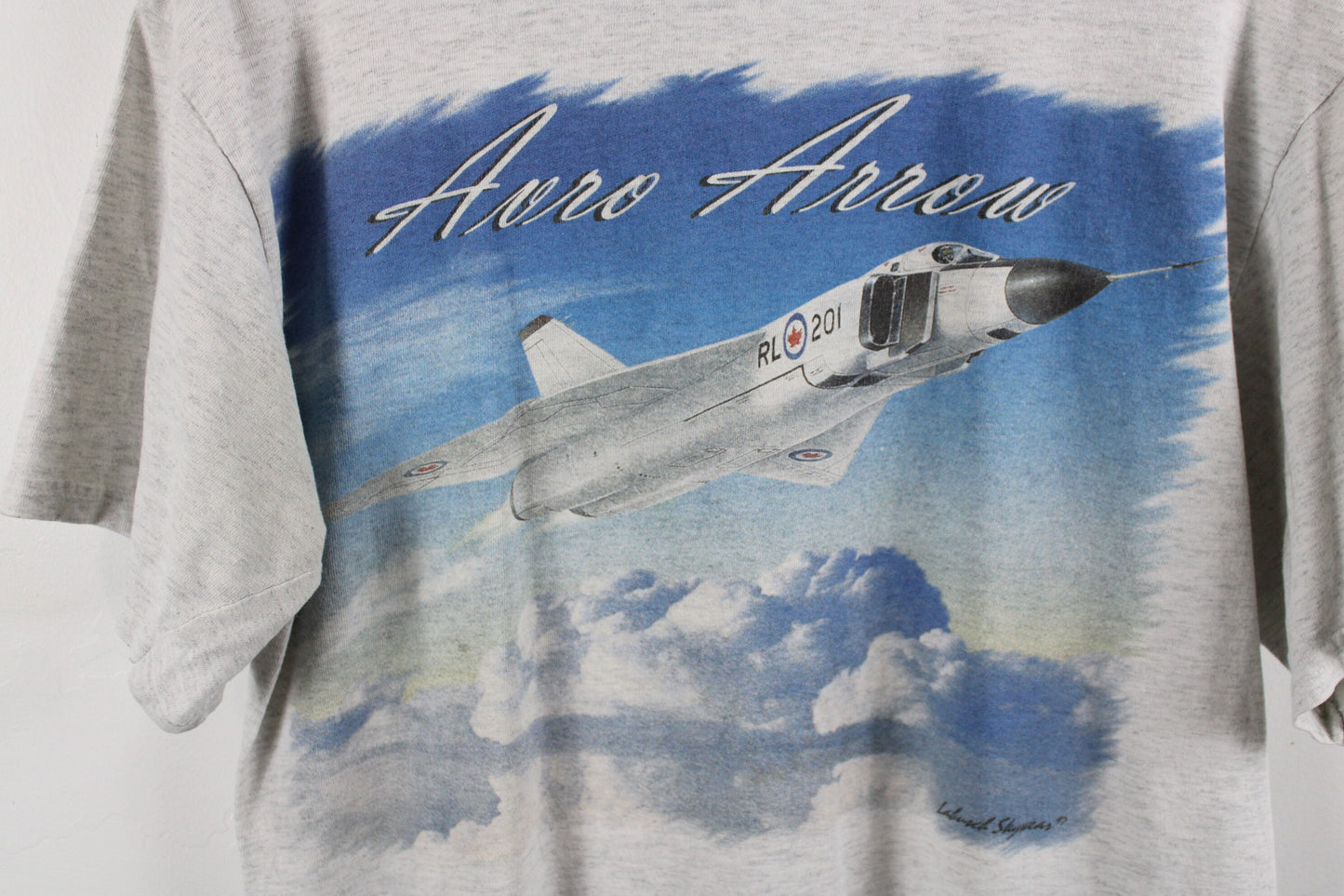 Vintage 1997 Canadian Military Aircraft RL 201 T-Shirt - Retro Army Air Force Tee