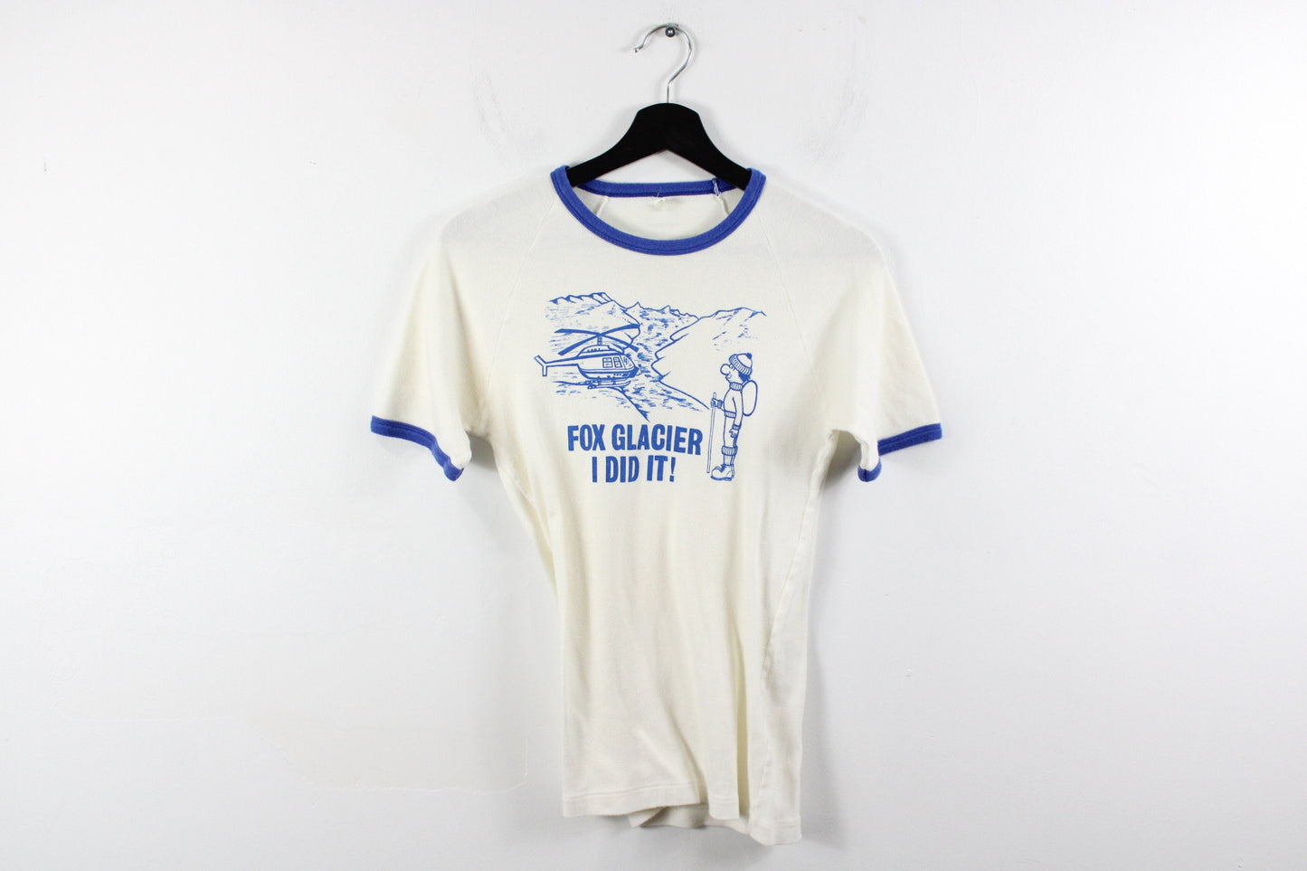 Vintage Fox Glacier Ringer T-Shirt / 70s-80s Classic Tee Shirt