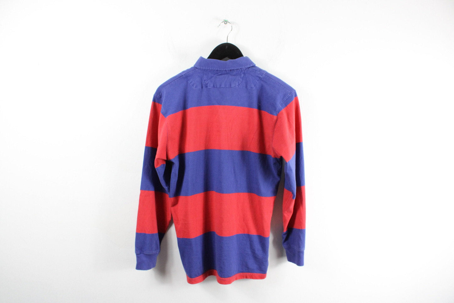 Polo rugby shirt / 90s vintage ralph lauren barbarian top / hip hop clothing / streetwear