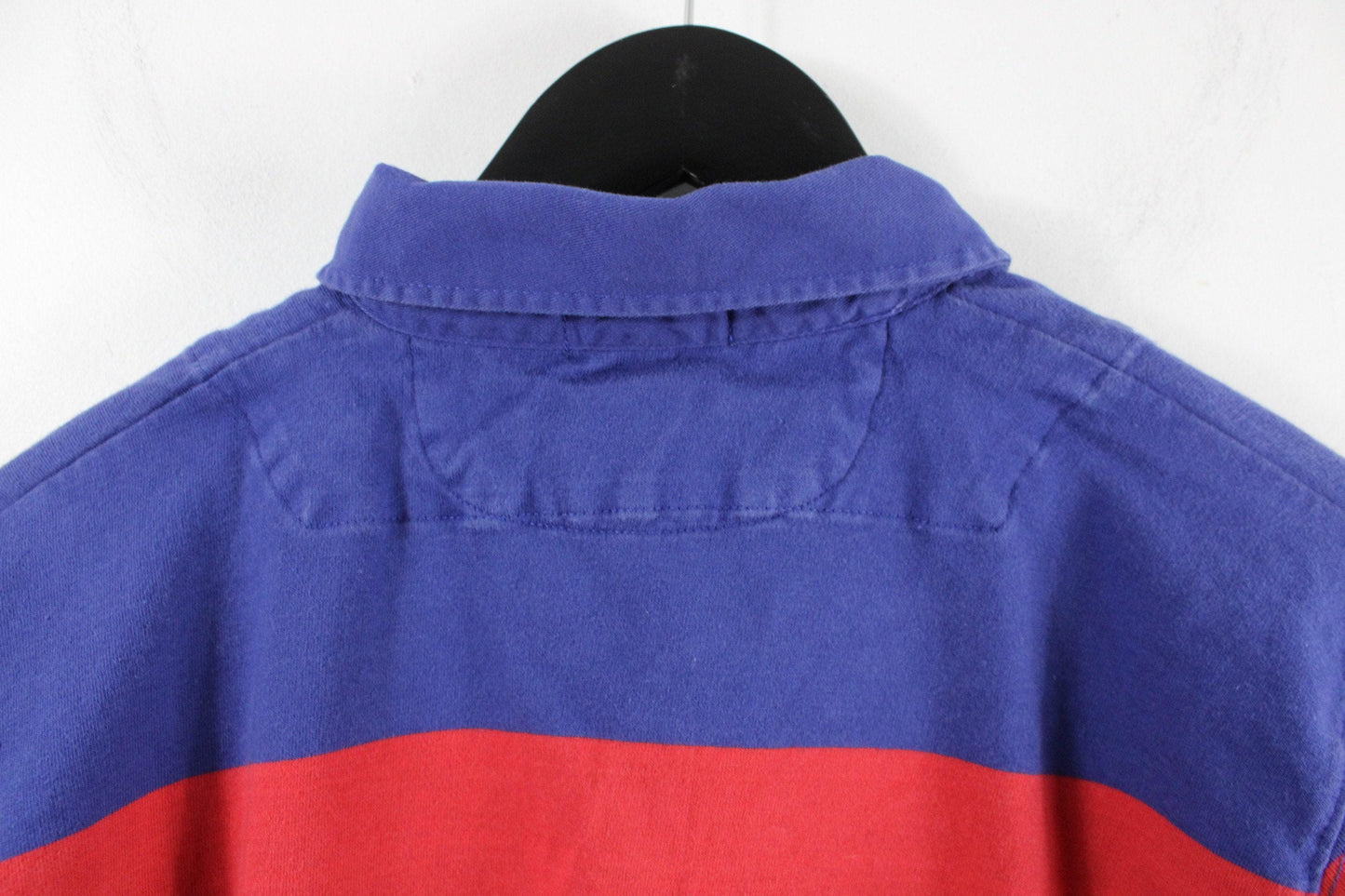 Polo rugby shirt / 90s vintage ralph lauren barbarian top / hip hop clothing / streetwear