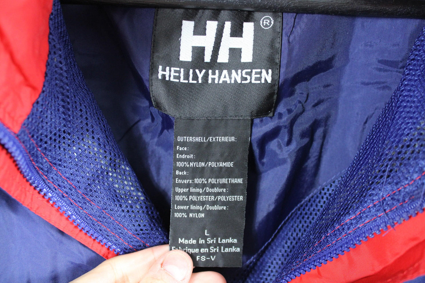 Helly-hansen jacket / vintage 90s american workwear graphic