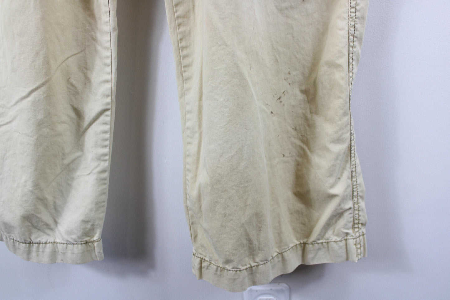 Vintage y2k union bay beige utility cargo pants | 2000s utility pants | beige cargo trousers | size 34x30