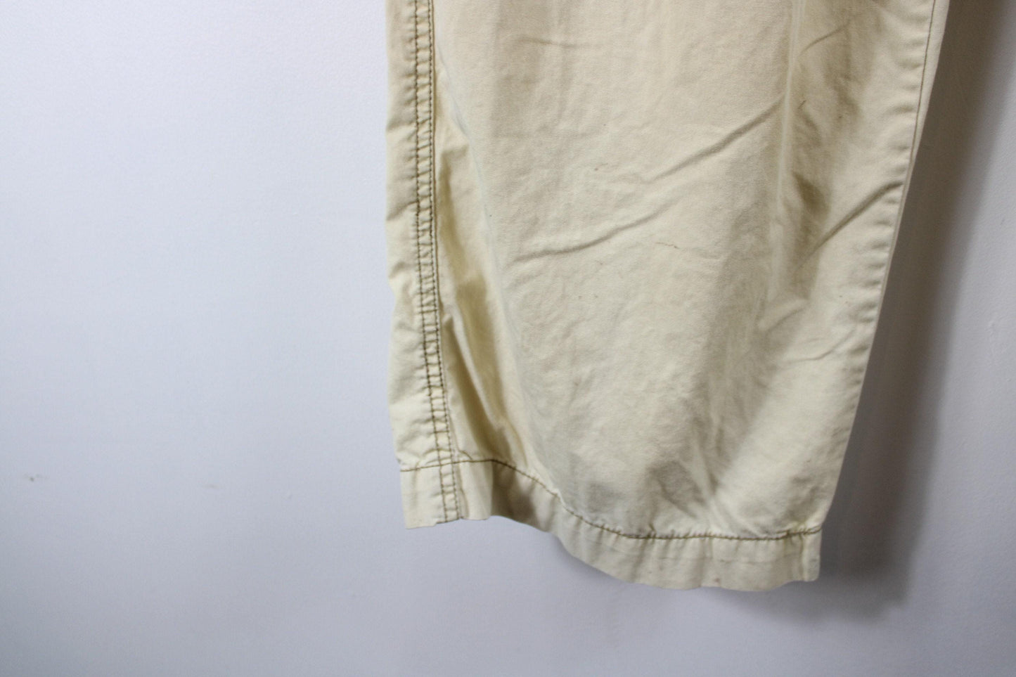 Vintage y2k union bay beige utility cargo pants | 2000s utility pants | beige cargo trousers | size 34x30