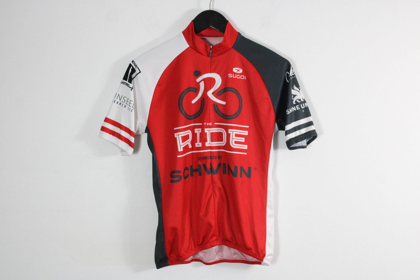 Cycling jersey / vintage the ride bicycle team racing top / 90s cycle clothing