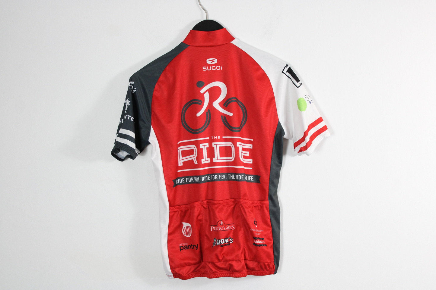 Cycling jersey / vintage the ride bicycle team racing top / 90s cycle clothing