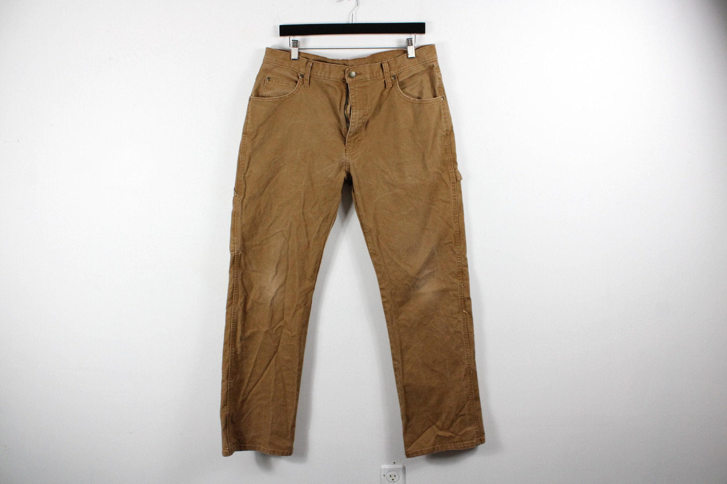 Carpenter pants / vintage dickies construction workwear studio cargo utility trousers / 90s streetwear jeans / 32x34