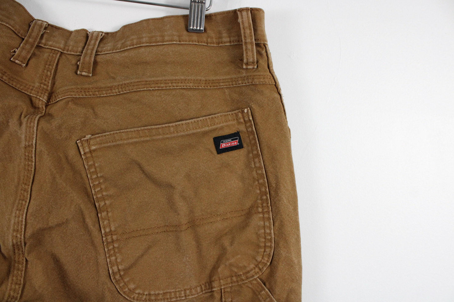 Carpenter pants / vintage dickies construction workwear studio cargo utility trousers / 90s streetwear jeans / 32x34