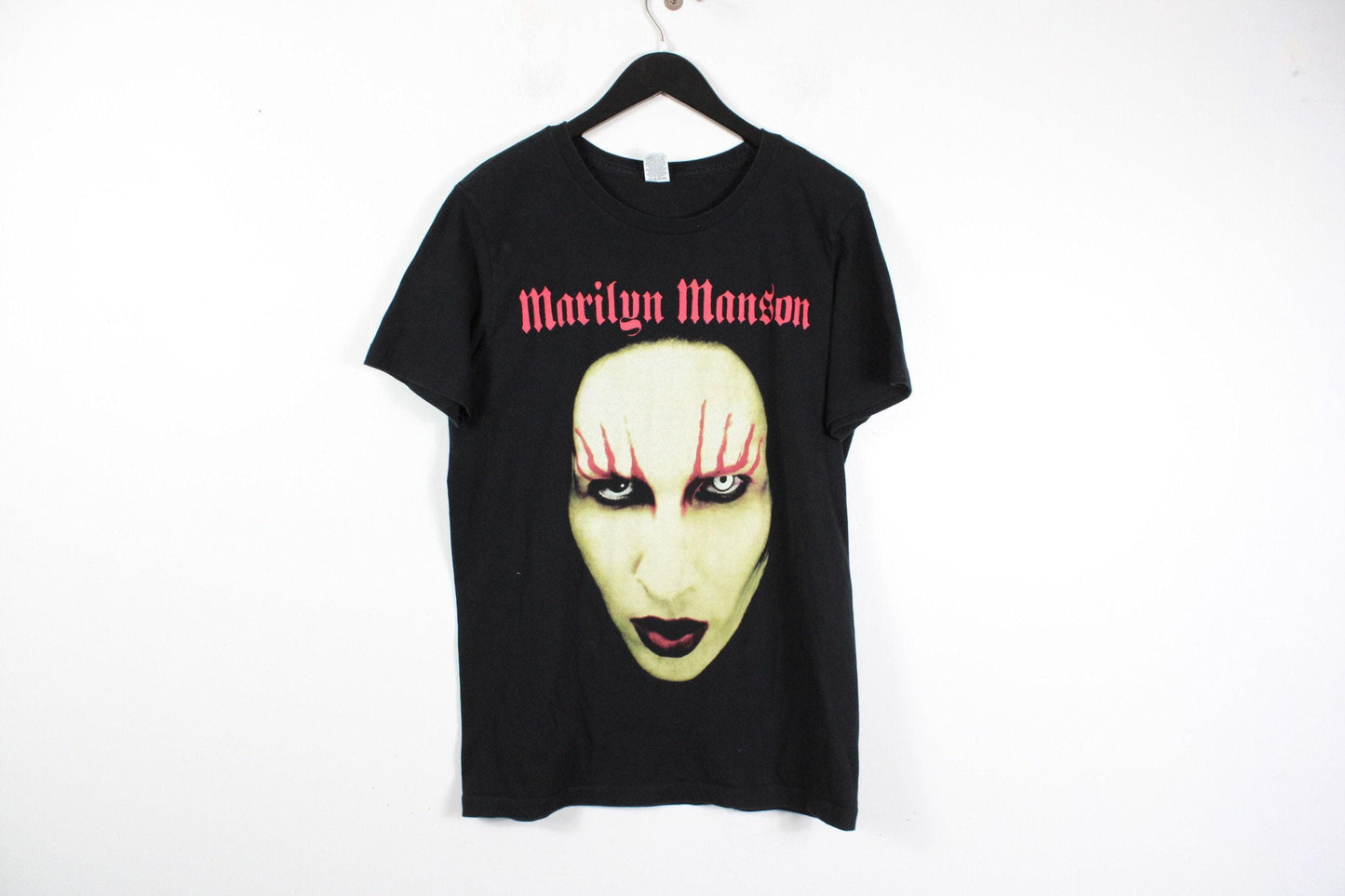 Marilyn-manson band t-shirt / vintage rock-and-roll music album / tour graphic tee / 90s-2000s clothing