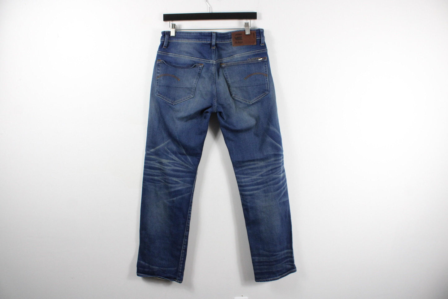 G-star-raw cargo-double-knee / vintage trouser / 2000's y2k streetwear clothing / blue / size 30