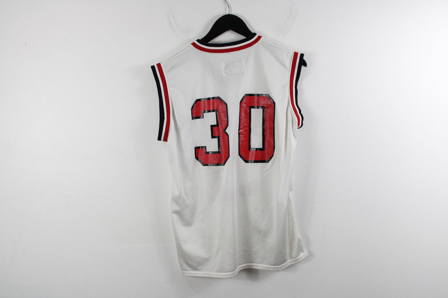 Vintage 1990s abby basketball #30 high school jersey - made in usa - size large