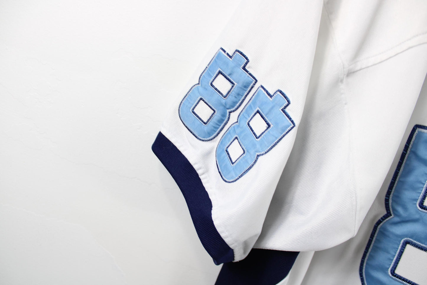 Dragon Hip-Hop Jersey | Vintage Y2K Retro Streetwear | Men's Size XL | White And Blue