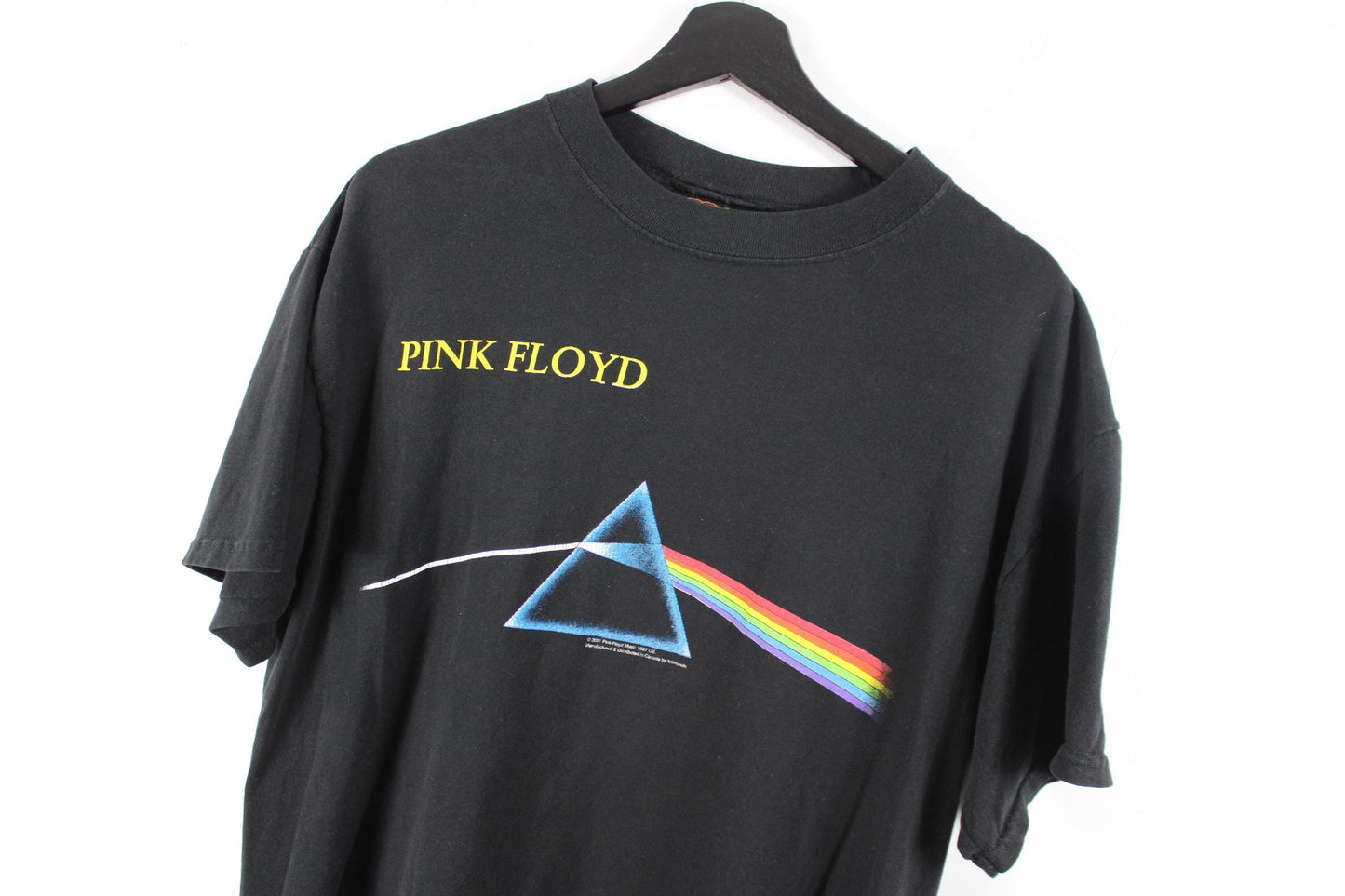 Pink Floyd T-Shirt - Dark Side of the Moon, Vintage 90s Graphic Tee, Size L