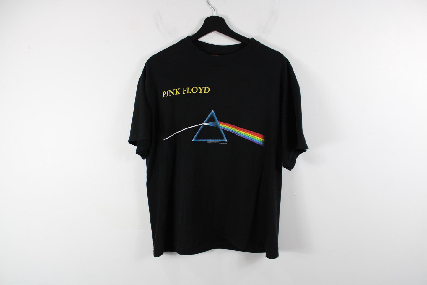 Pink Floyd T-Shirt - Dark Side of the Moon, Vintage 90s Graphic Tee, Size L