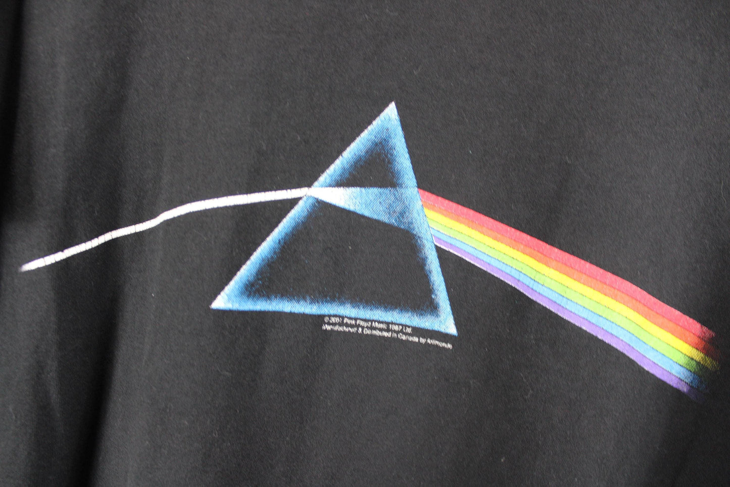 Pink Floyd T-Shirt - Dark Side of the Moon, Vintage 90s Graphic Tee, Size L