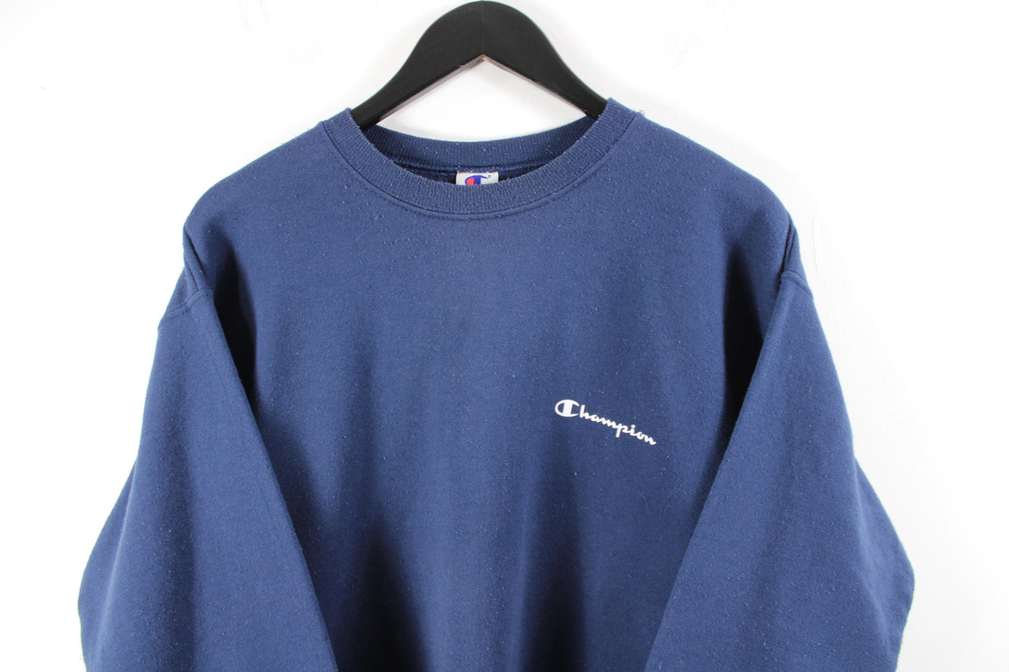 Champion Logo Sweater | Vintage 90s Crewneck Pullover | Size M/L