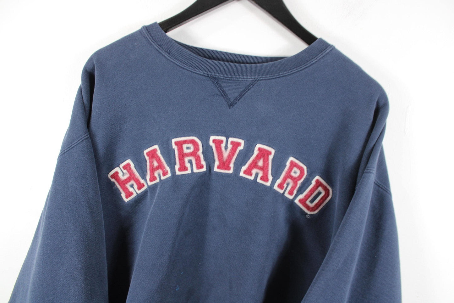 Harvard Cropped Sweater - Vintage 90s University Logo, Size XL