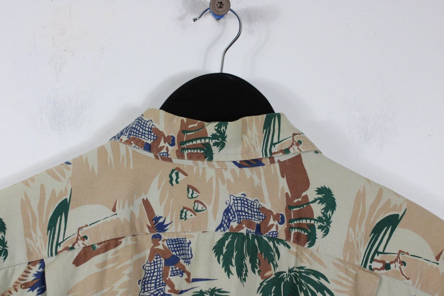 Vintage rrl ralph lauren hawaiian shirt - tropical floral print, 90s aloha camp style