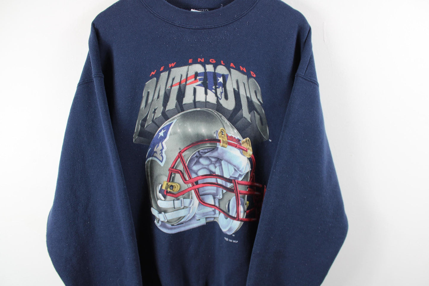 New-England Patriots Sweater | Vintage NFL Football Crewneck | Retro Football Apparel | Size XL